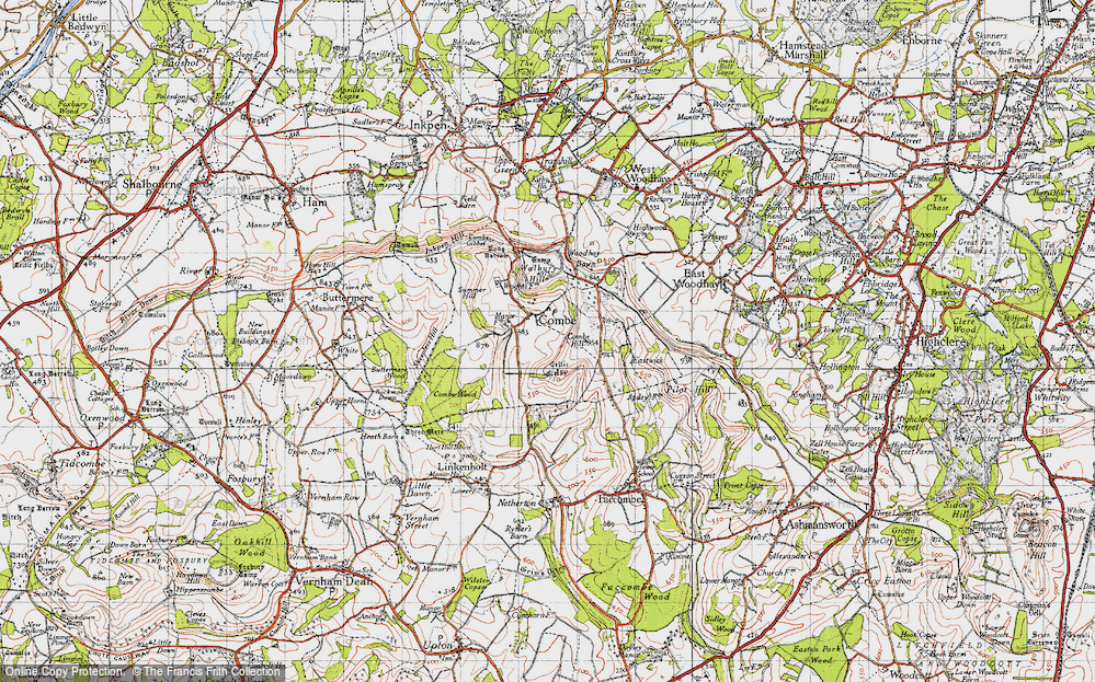 Historic Ordnance Survey Map Of Combe Martin | Hot Sex Picture