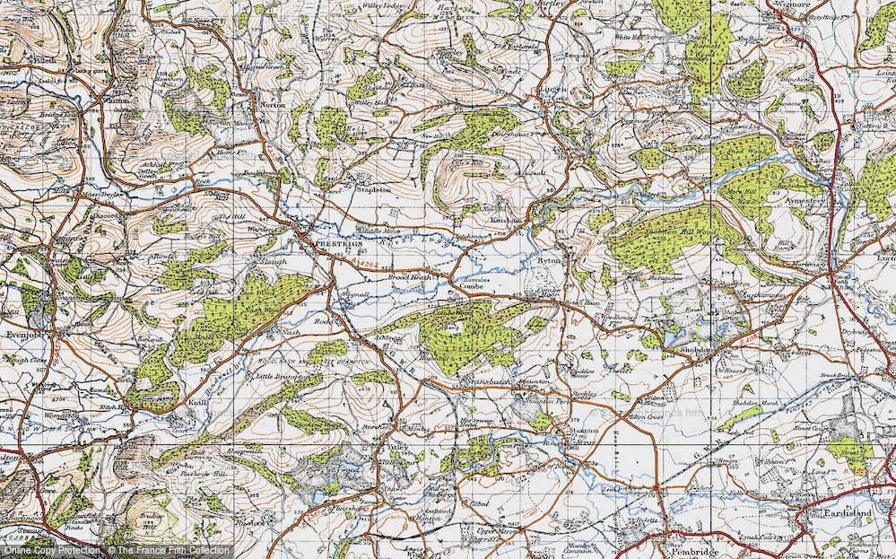 Old Map of Combe, 1947 in 1947