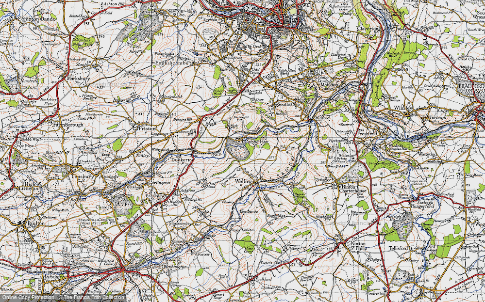 Old Map of Combe Hay, 1946 in 1946