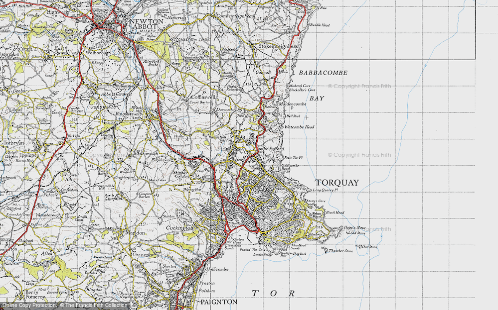 Old Map of Combe Pafford, 1946 in 1946
