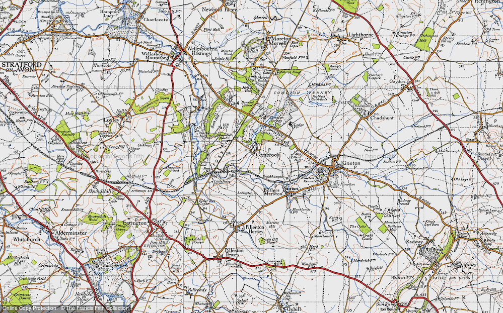 Old Map of Combrook, 1946 in 1946