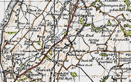 Old map of Boon Wood in 1947