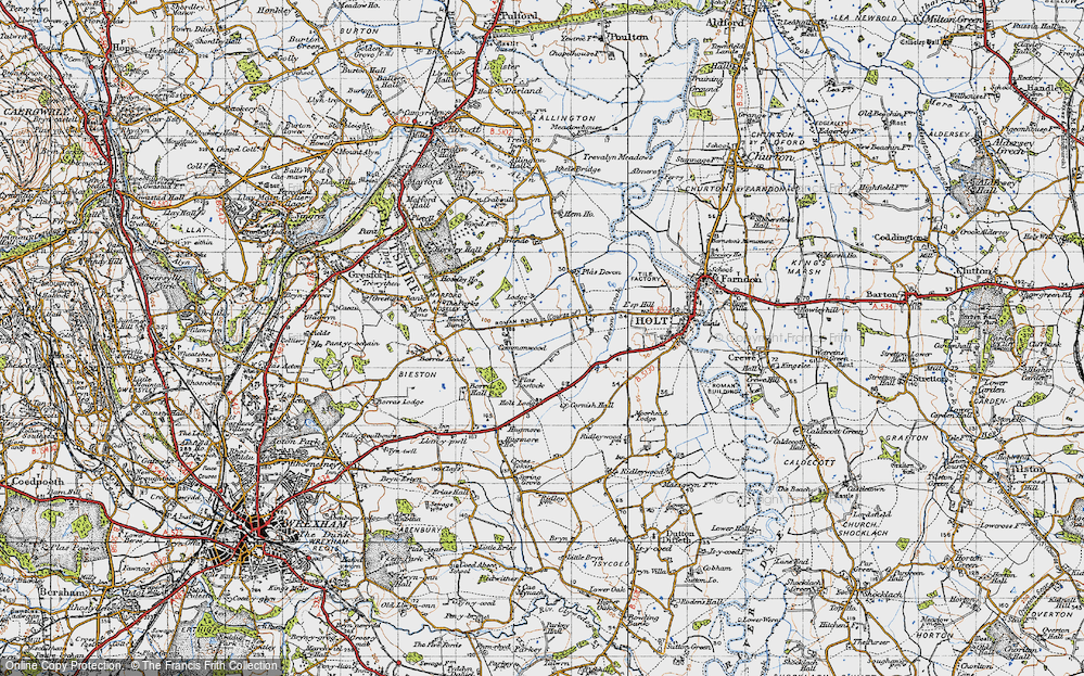 Old Map of Commonwood, 1947 in 1947