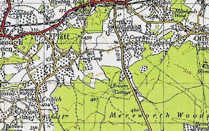 Old map of Comp in 1946