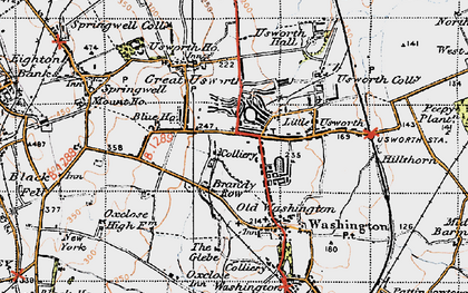 Old map of Concord in 1947