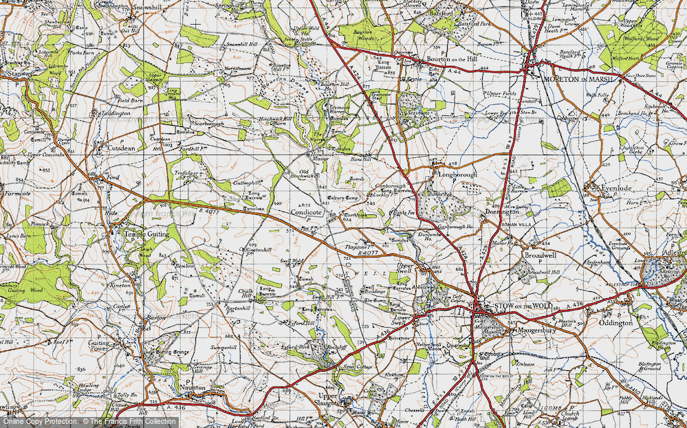 Old Map of Condicote, 1946 in 1946