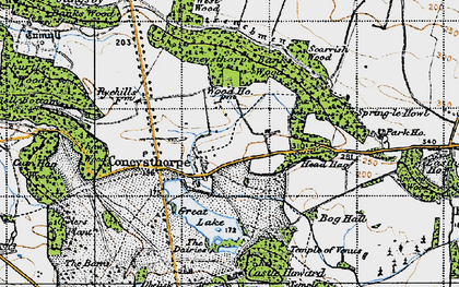 Old map of Coneysthorpe in 1947