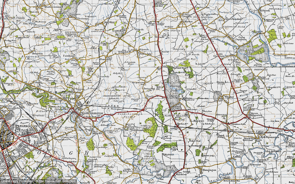 Old Map of Coneythorpe, 1947 in 1947