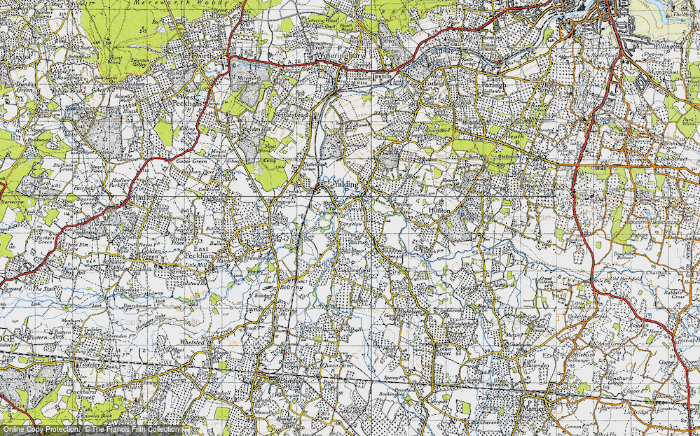 Old Map of Congelow, 1940 in 1940