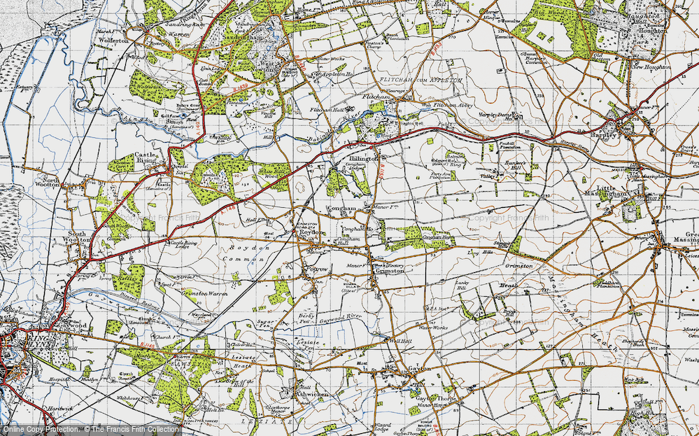 Old Map of Congham, 1946 in 1946