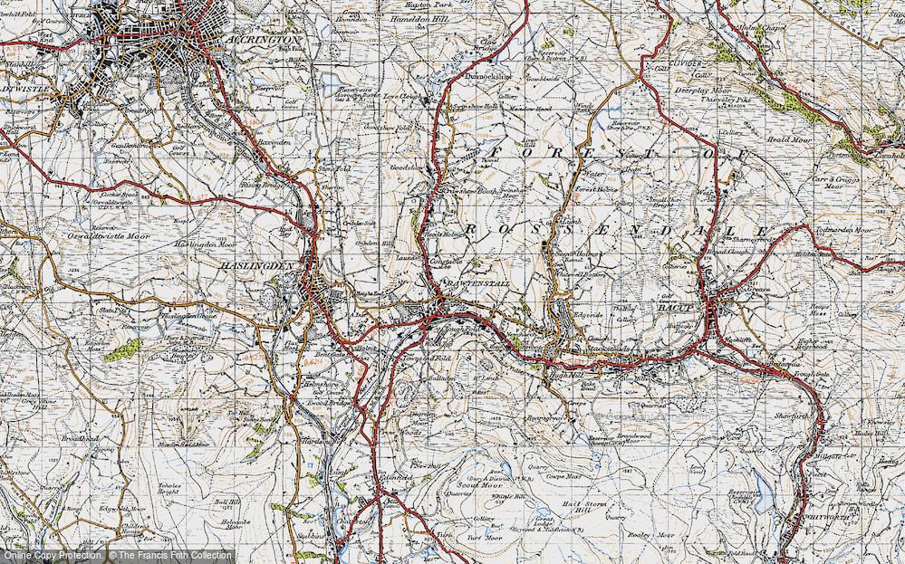 Old Map of Constable Lee, 1947 in 1947