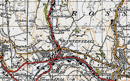 Old map of Constable Lee in 1947