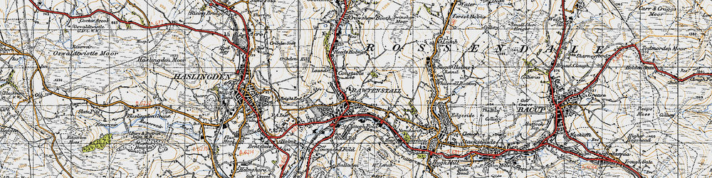 Old map of Constable Lee in 1947