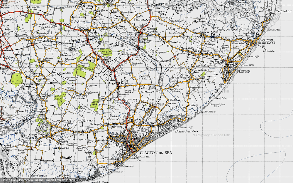 Old Map of Cook's Green, 1946 in 1946