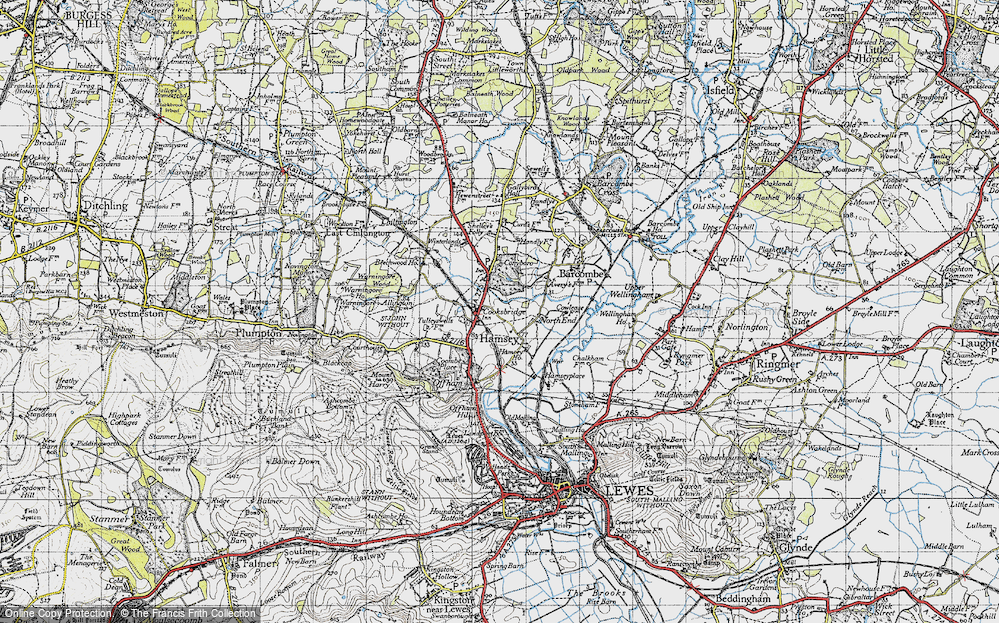 Old Map of Cooksbridge, 1940 in 1940