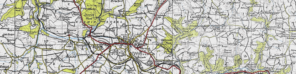 Old map of Cooksland in 1946