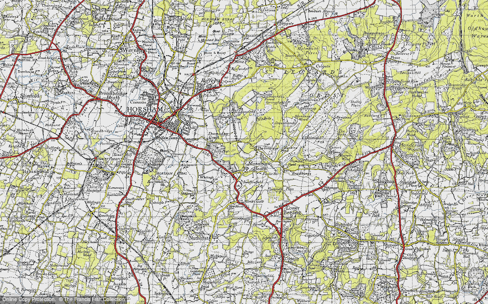 Old Map of Coolhurst Wood, 1940 in 1940