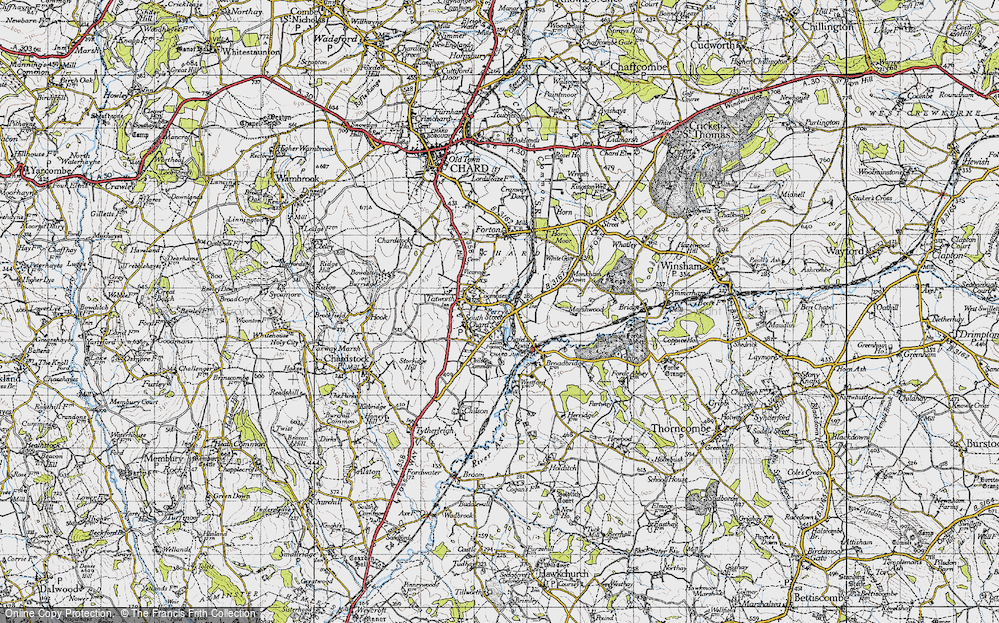 Old Map of Coombses, 1945 in 1945