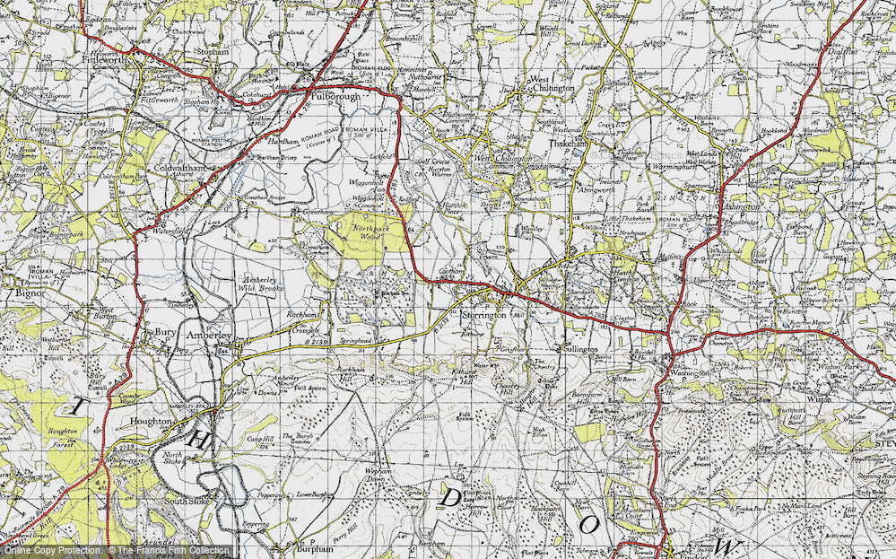 Old Map of Cootham, 1940 in 1940