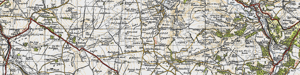 Old map of Berrystall Lodge in 1947