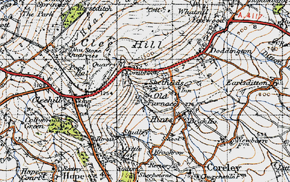 Old map of Cornbrook in 1947