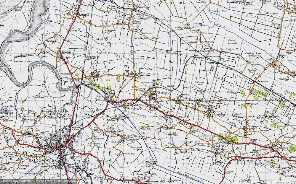 Old Map of Cossington, 1946 in 1946