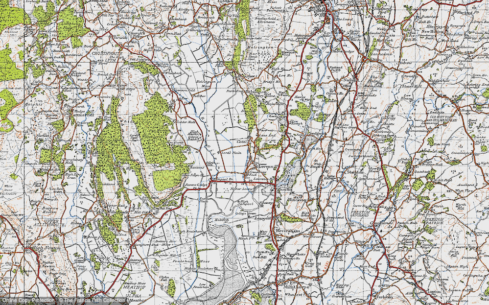 Old Map of Cotes, 1947 in 1947