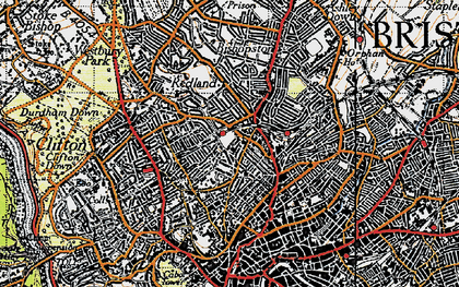 Old map of Cotham in 1946