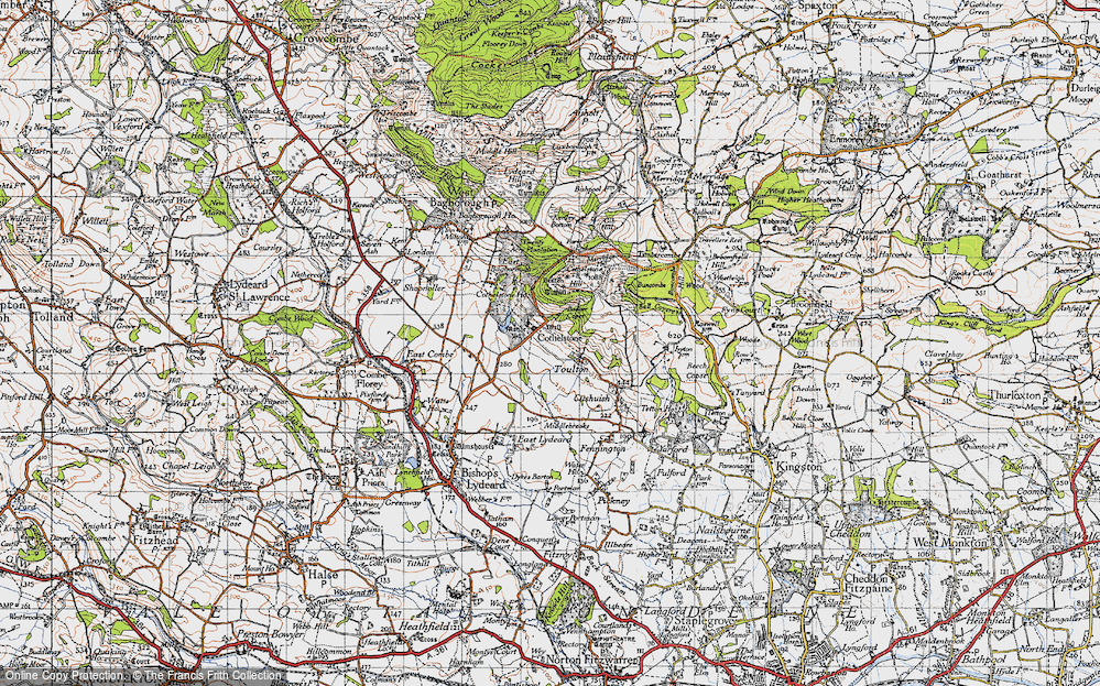 Old Map of Cothelstone, 1946 in 1946