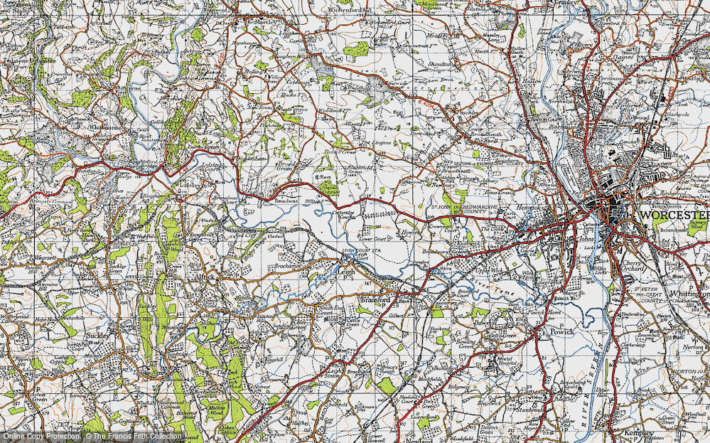 Old Map of Cotheridge, 1947 in 1947