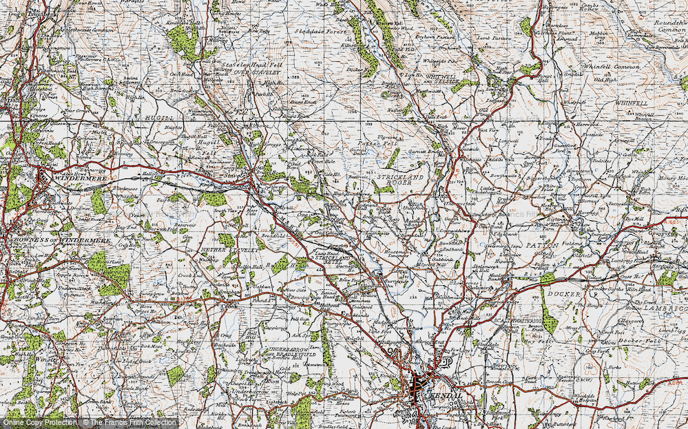 Old Map of Cowan Head, 1947 in 1947