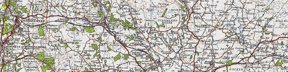 Old map of Cowan Head in 1947