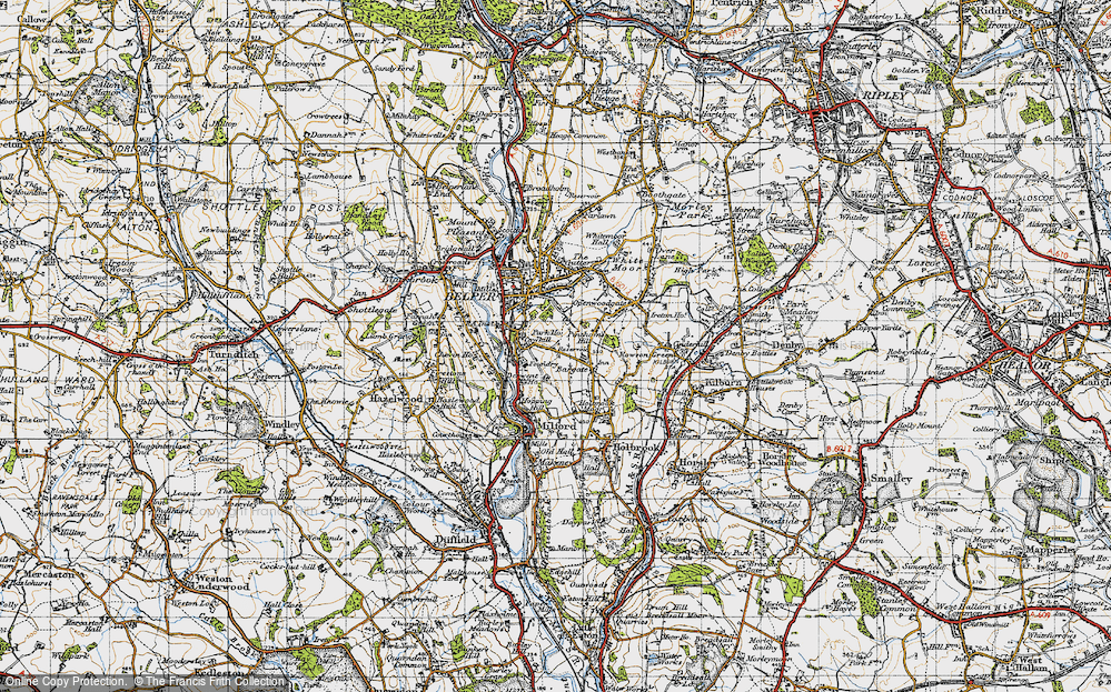 Old Map of Cowhill, 1946 in 1946