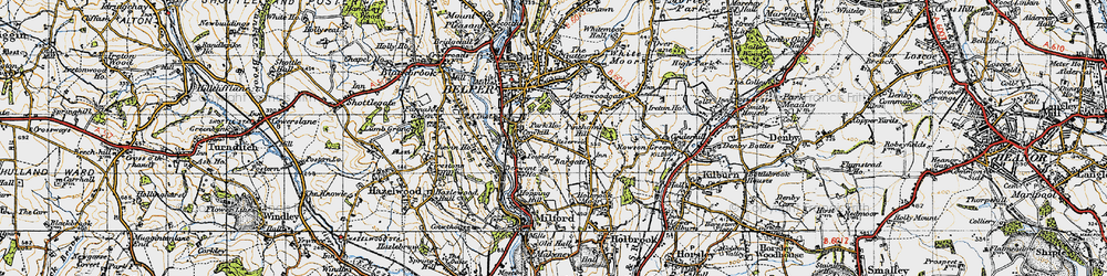 Old map of Cowhill in 1946