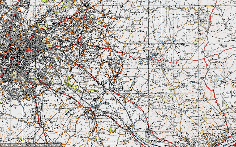 Old Map of Cowhorn Hill, 1946 in 1946