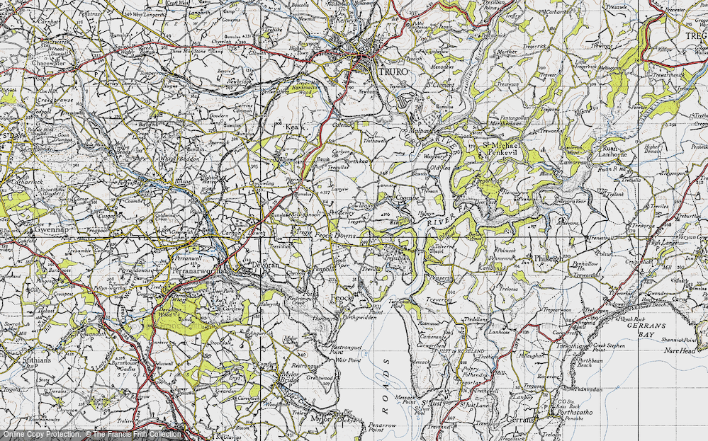 Old Map of Cowlands, 1946 in 1946