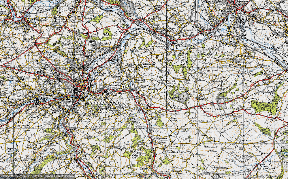 Old Map of Cowmes, 1947 in 1947