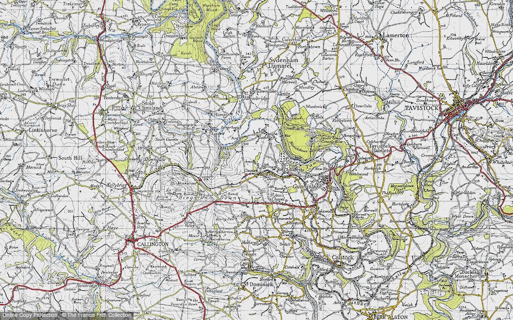 Old Map of Coxpark, 1946 in 1946