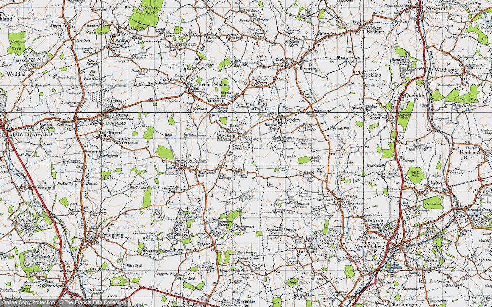 Old Map of Crabbs Green, 1946 in 1946