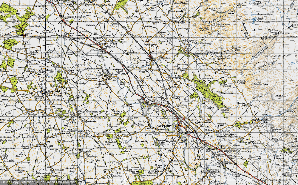 Old Map of Crackenthorpe, 1947 in 1947