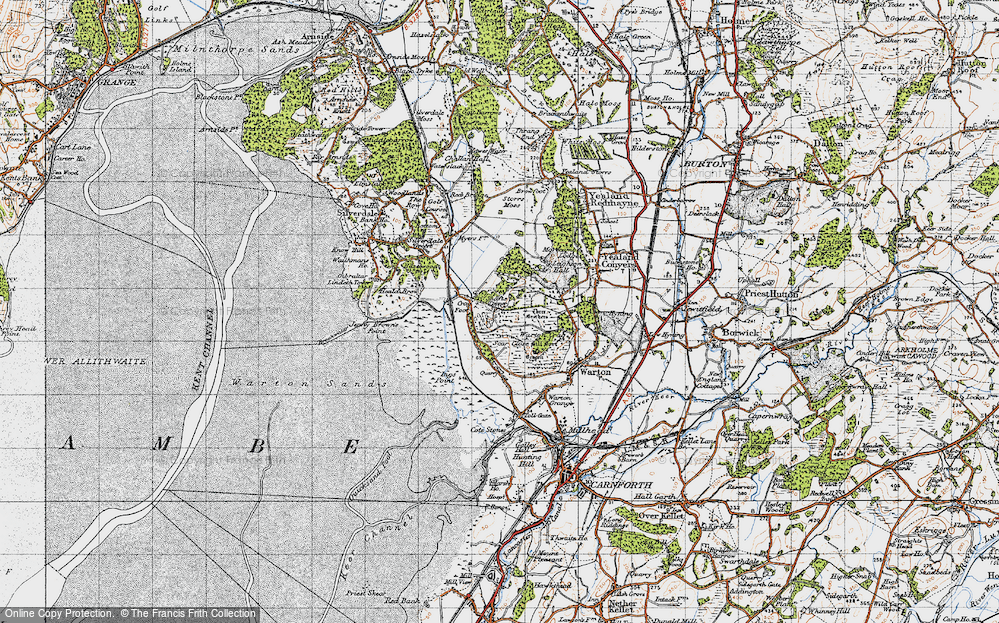 Old Map of Crag Foot, 1947 in 1947