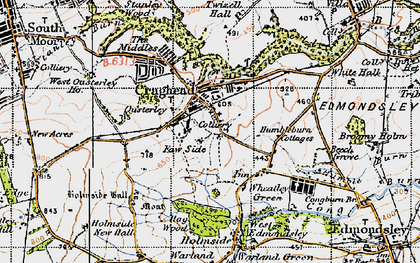 Old map of Craghead in 1947