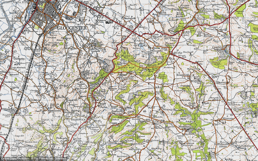 Old Map of Cranham, 1946 in 1946