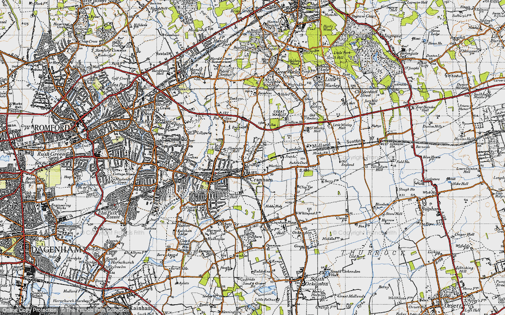 Old Map of Cranham, 1946 in 1946