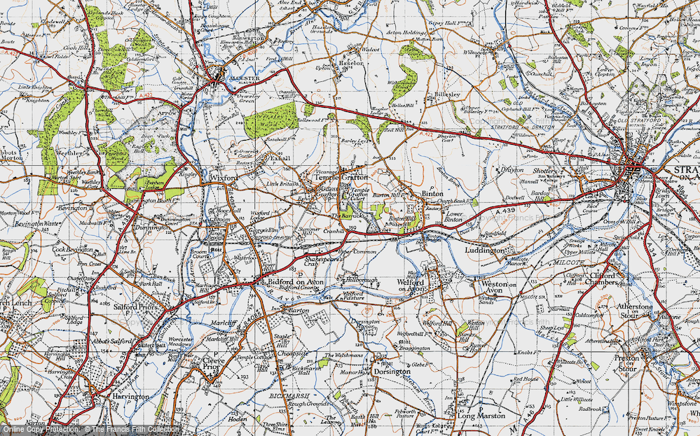 Old Map of Cranhill, 1946 in 1946