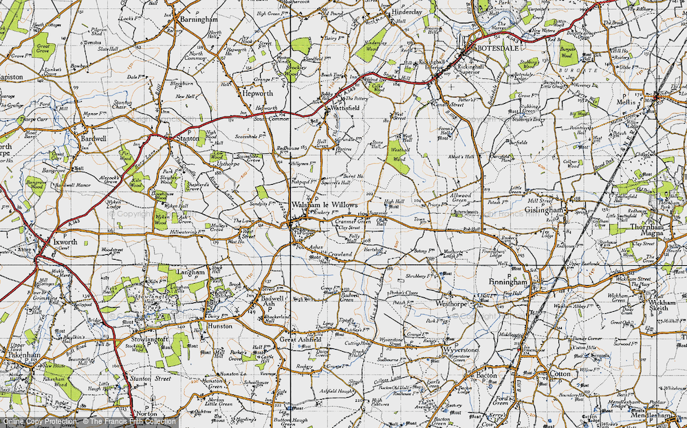 Old Map of Cranmer Green, 1946 in 1946