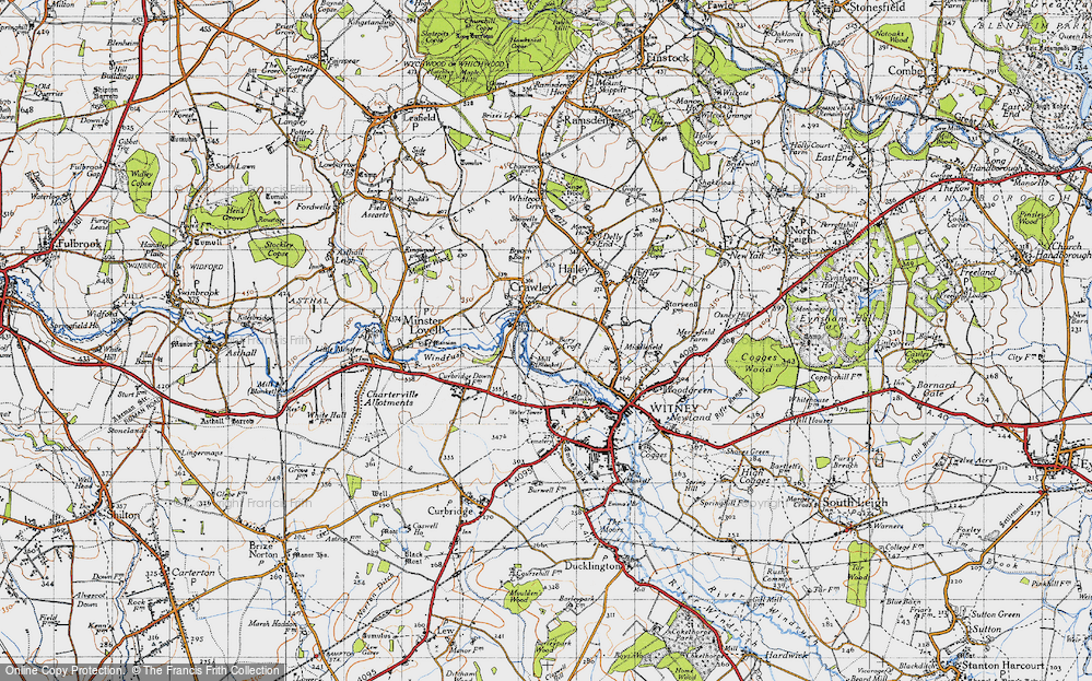 Old Map of Crawley, 1946 in 1946