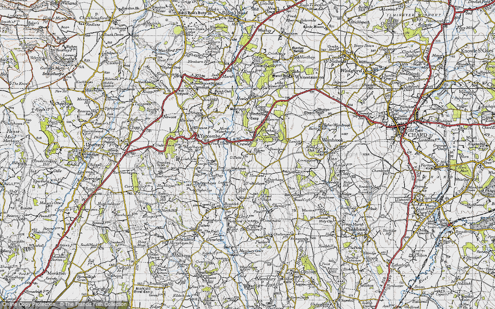 Old Map of Crawley, 1946 in 1946