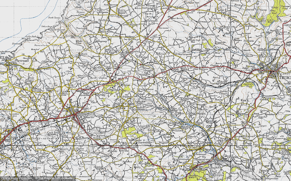 Old Map of Creegbrawse, 1946 in 1946