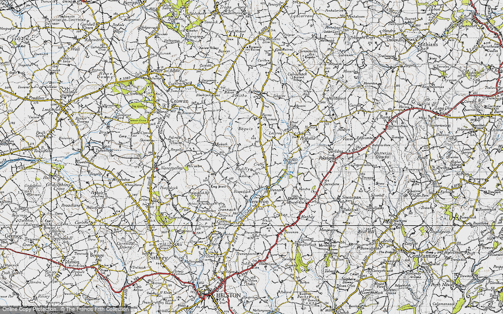Old Map of Crelly, 1946 in 1946